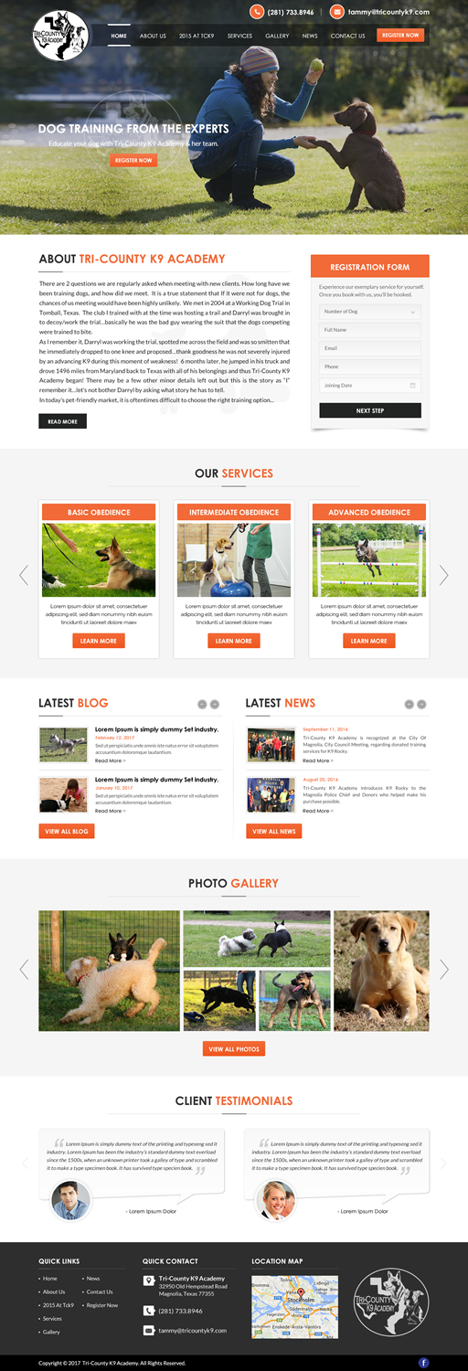 Web Design by jdv for Southeast Texas Labrador Retriever Rescue | Design #14204156