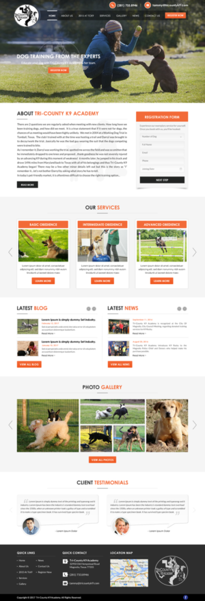 Web Design by jdv for Southeast Texas Labrador Retriever Rescue | Design: #14204156