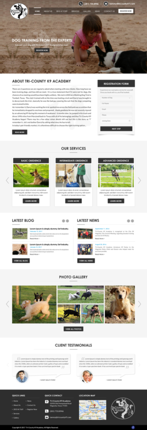 Web Design by jdv for Southeast Texas Labrador Retriever Rescue | Design: #14243992