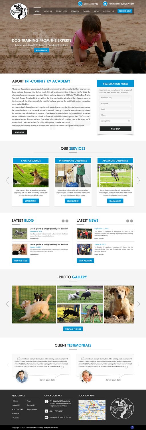 Web Design by jdv for Southeast Texas Labrador Retriever Rescue | Design #14243993