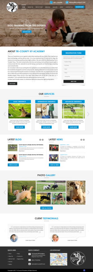 Web Design by jdv for Southeast Texas Labrador Retriever Rescue | Design: #14243993