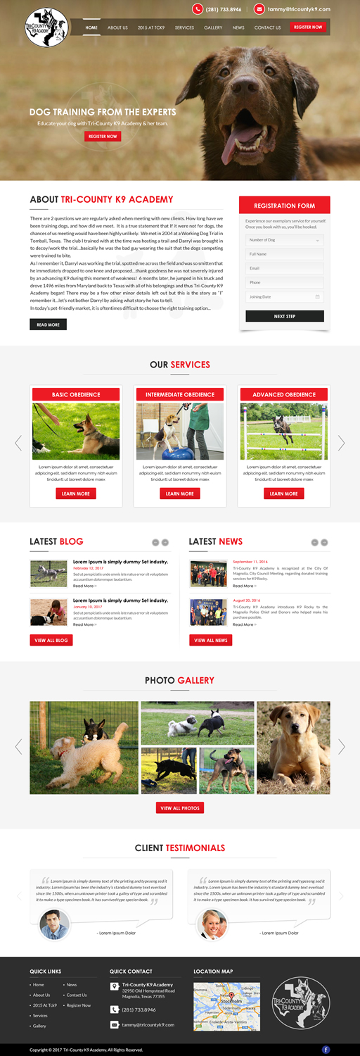 Web Design by jdv for Southeast Texas Labrador Retriever Rescue | Design #14243994