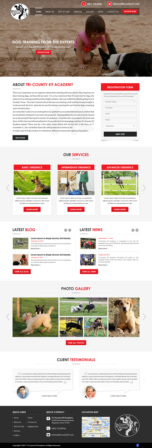 Web Design by jdv for Southeast Texas Labrador Retriever Rescue | Design #14243995