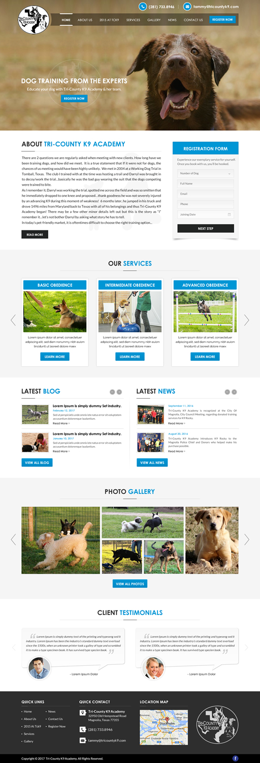 Web Design by jdv for Southeast Texas Labrador Retriever Rescue | Design #14243996