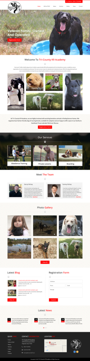 Web Design by jdv for Southeast Texas Labrador Retriever Rescue | Design: #14272873