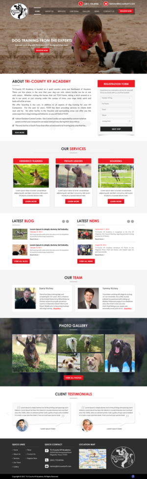 Web Design by jdv for Southeast Texas Labrador Retriever Rescue | Design: #14273131