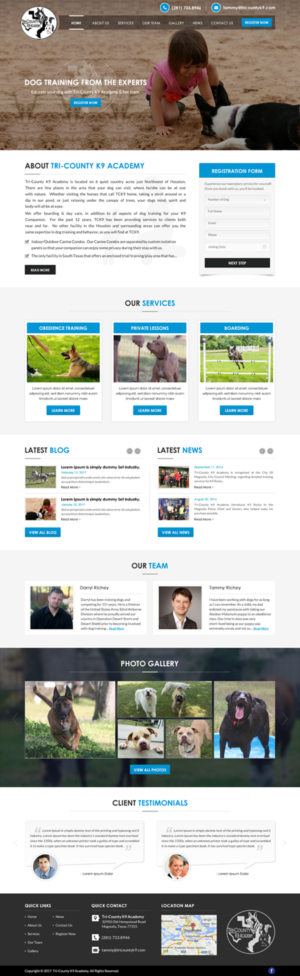 Dog Boarding and Training Kennel needs updated Web Site | Web Design by jdv