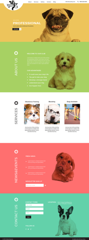 Web Design par e2developers pour Southeast Texas Labrador Retriever Rescue | Design #14261571