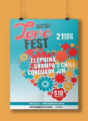 Love Fest - Concert Poster | Design de Poster par RedOne22