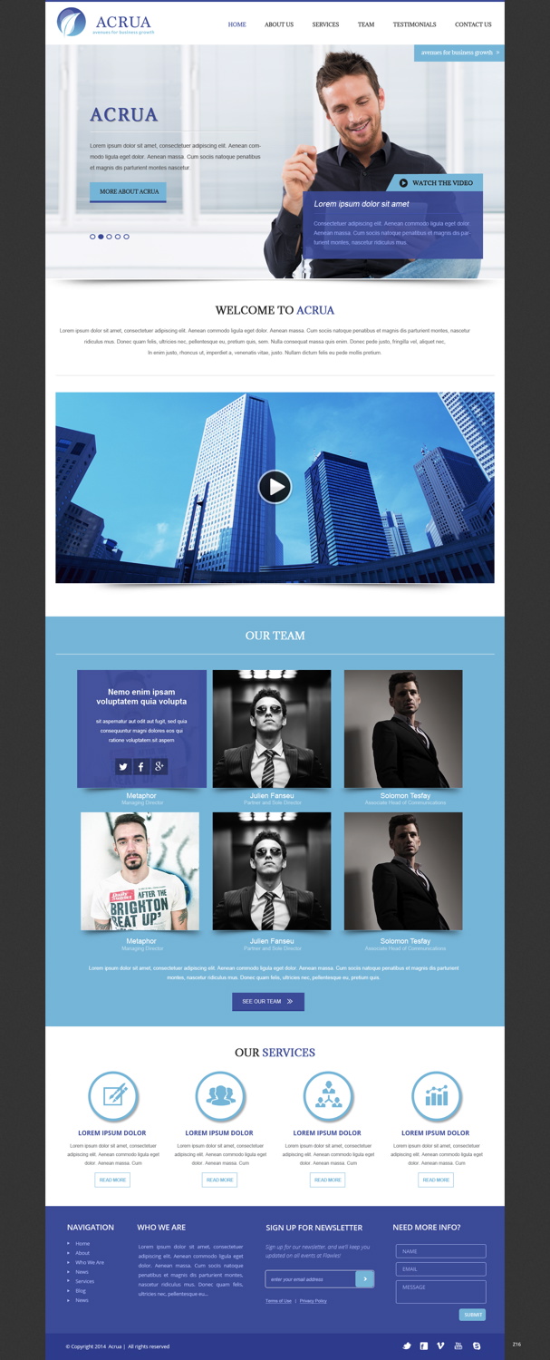 Web Design by pb for this project | Design #5257374