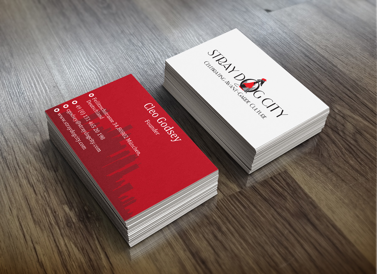 Design de Carte de Visite par Hamiz Imran pour Stray Dog City | Design #5295873