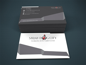 Business Card Design by Racer for Stray Dog City | Design #5299803