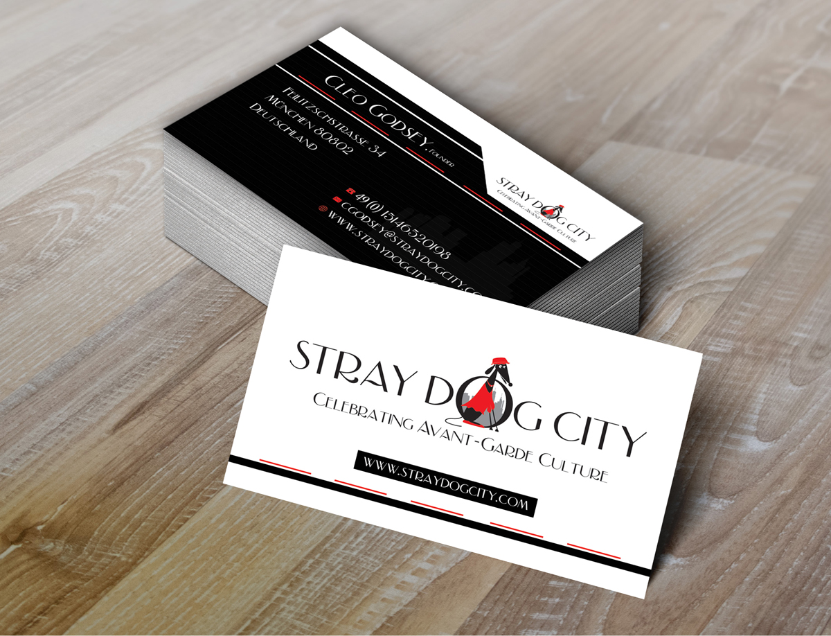 Business Card Design by Maggidesign for Stray Dog City | Design #5299731
