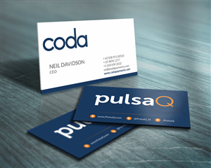 Innovative payment service needs cool business cards | Visitenkarten-Design von HYPdesign