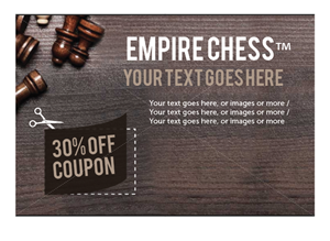 Diseño de Postal por DC Studio Design para OnlineChessLessons LLC | Diseño: #5264541