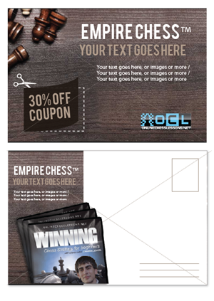 Diseño de Postal por DC Studio Design para OnlineChessLessons LLC | Diseño: #5264717