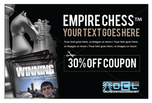 Diseño de Postal por DC Studio Design para OnlineChessLessons LLC | Diseño: #5264794