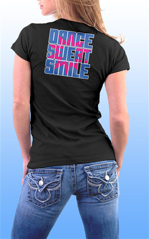 T-shirt Design by Rale for Dance Sweat Smile | Design: #5320237