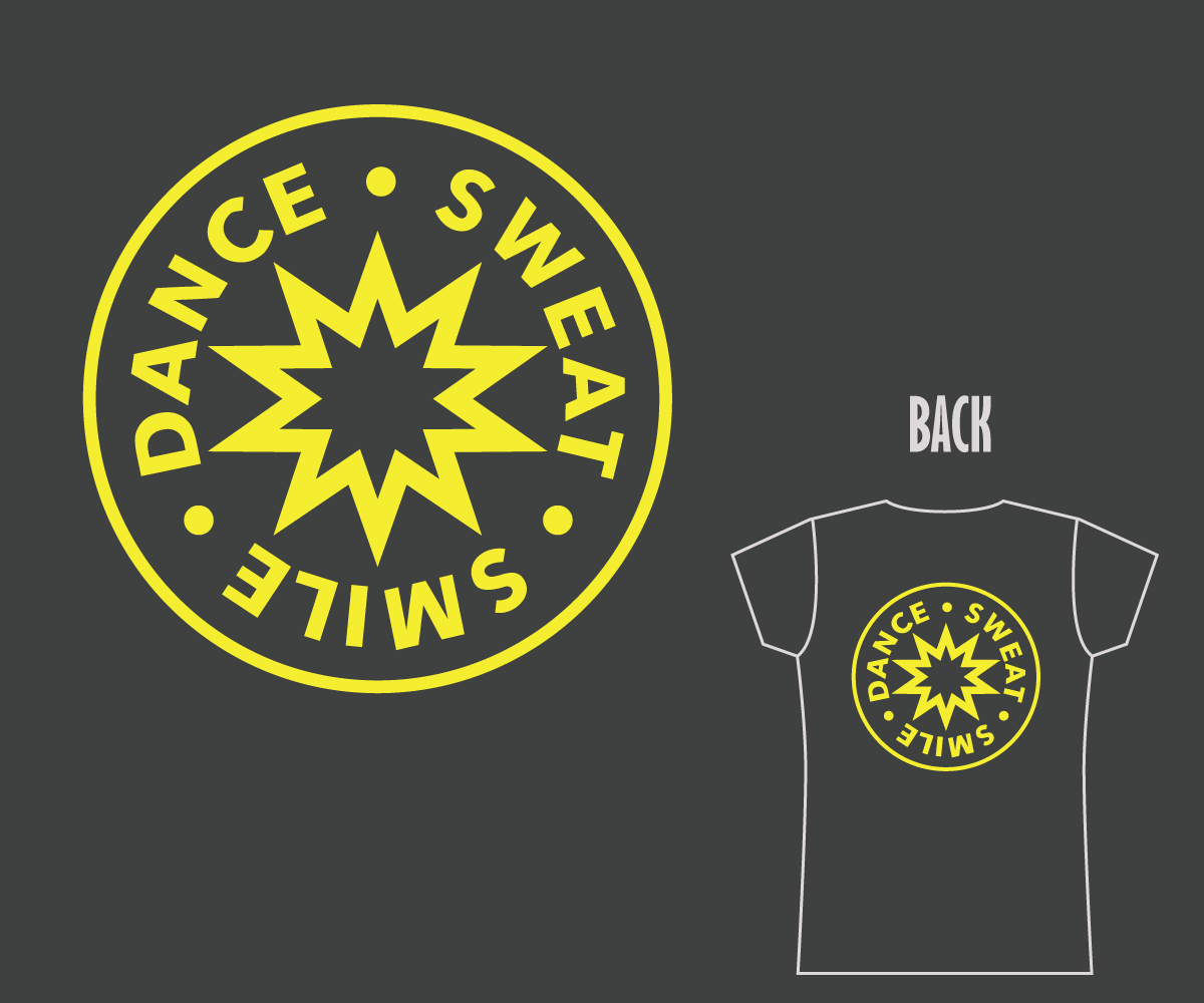 T-Shirt-Design von aison_m für Dance Sweat Smile | Design #5314502