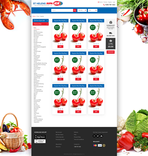 Review/Re-Design Supermarket E-Commerce website | Web Design by Latest Design Ideas