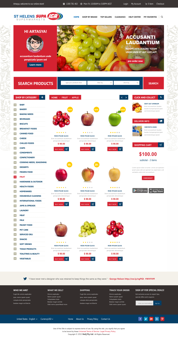 Web Design by Silverfox Studio for this project | Design #5267527