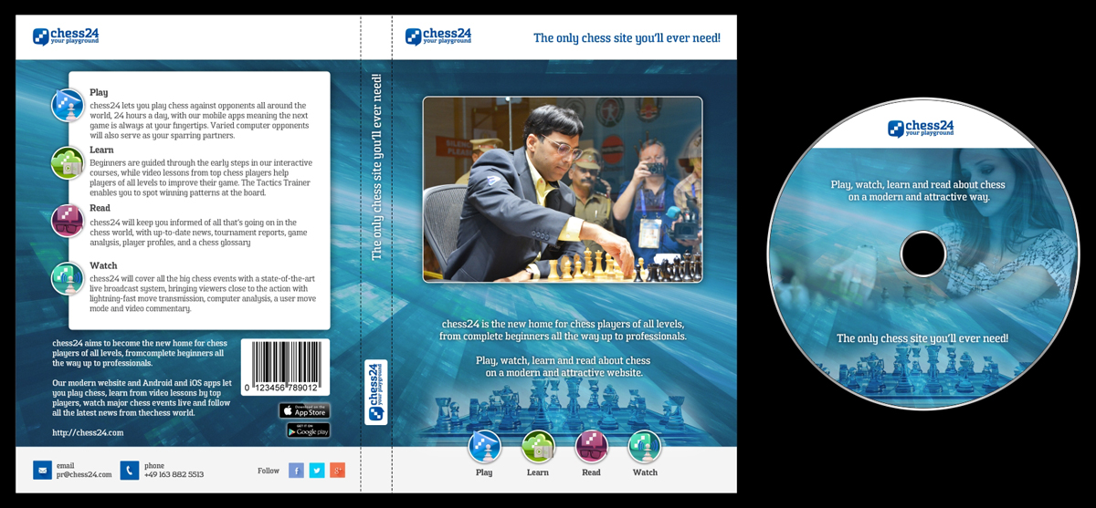 CD-Cover-Design von Acherios75 für OnlineChessLessons LLC | Design #5258569