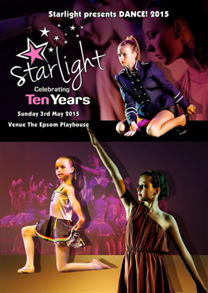 Front cover for our tenth anniversary show programme | Buchumschlag Design von Wally_F