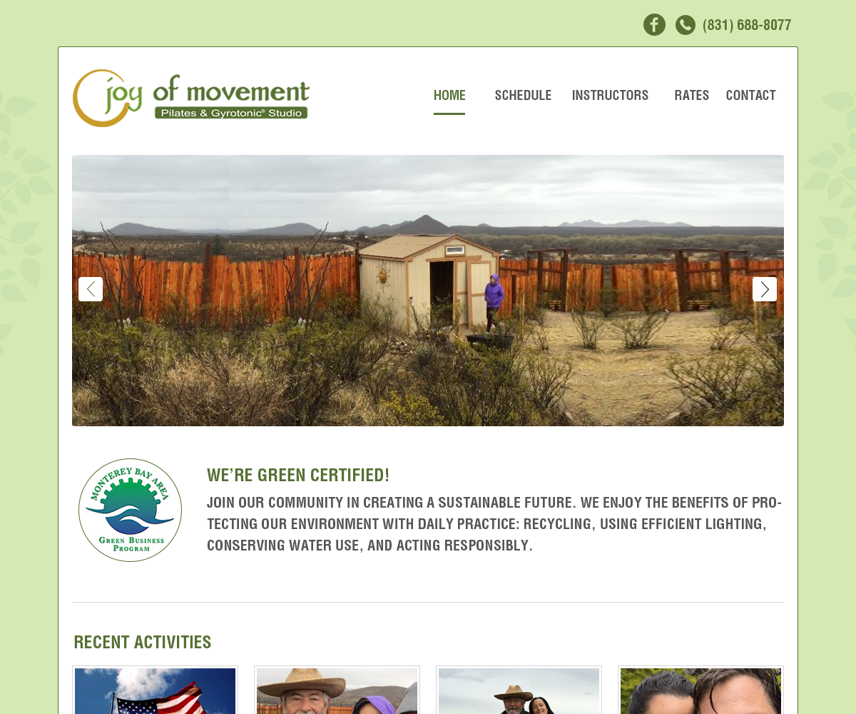 Web Design by Jay Patel for Joy of Movement, LLC | Design #5499375
