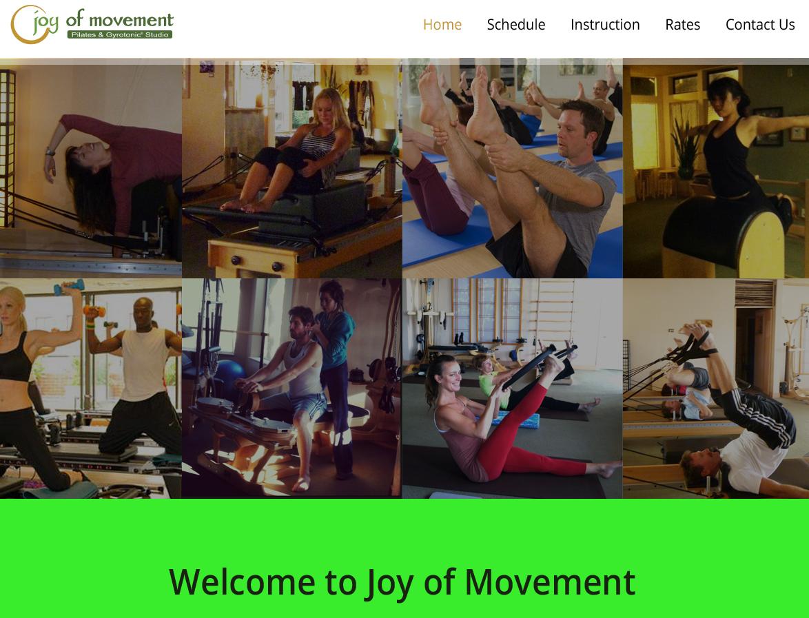 Web Design by Jay Patel for Joy of Movement, LLC | Design #5508587