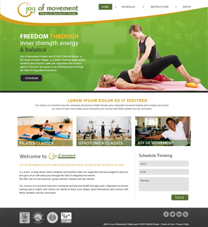 Diseño Web por webxvision para Joy of Movement, LLC | Diseño: #5509385