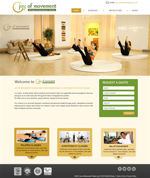 Diseño Web por webxvision para Joy of Movement, LLC | Diseño: #5509814
