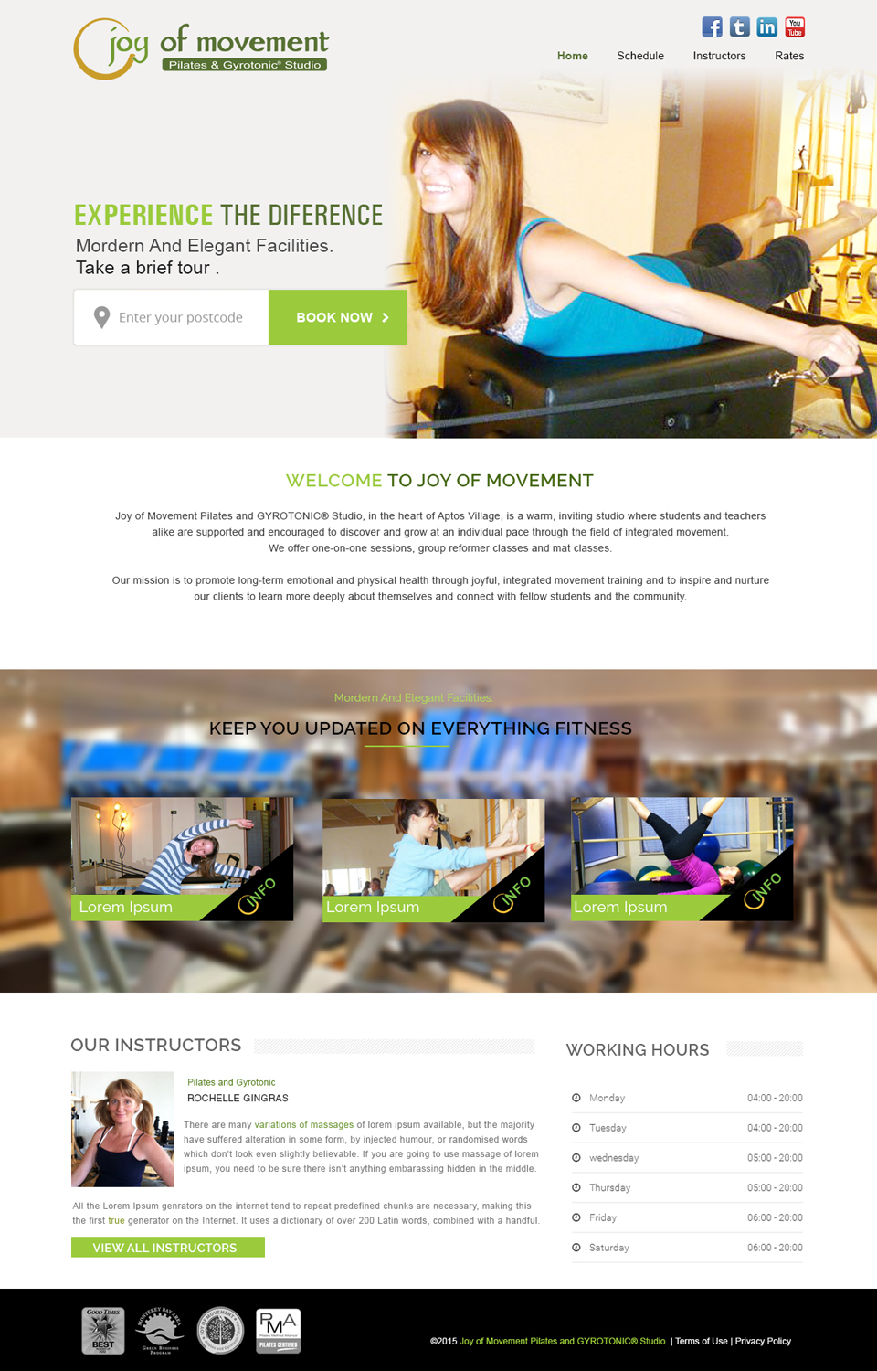 Web Design by webxvision for Joy of Movement, LLC | Design #5525967