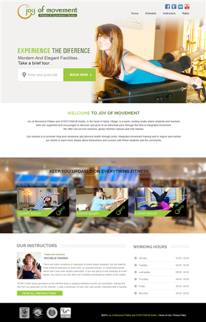 Diseño Web por webxvision para Joy of Movement, LLC | Diseño: #5525967