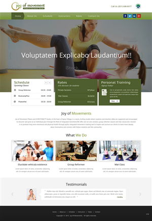 Diseño Web por pb para Joy of Movement, LLC | Diseño: #5459828
