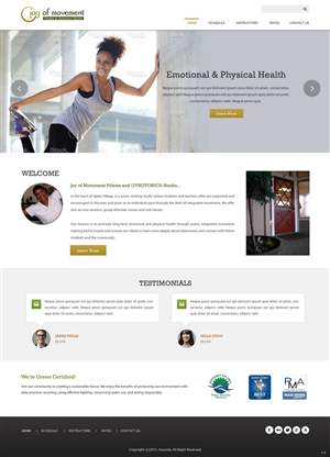 Diseño Web por pb para Joy of Movement, LLC | Diseño: #5459831