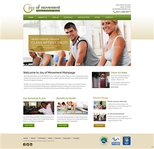 Diseño Web por pb para Joy of Movement, LLC | Diseño: #5459833