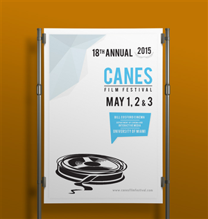 UM Canes Film Festival Poster | Poster Design by JTdsign