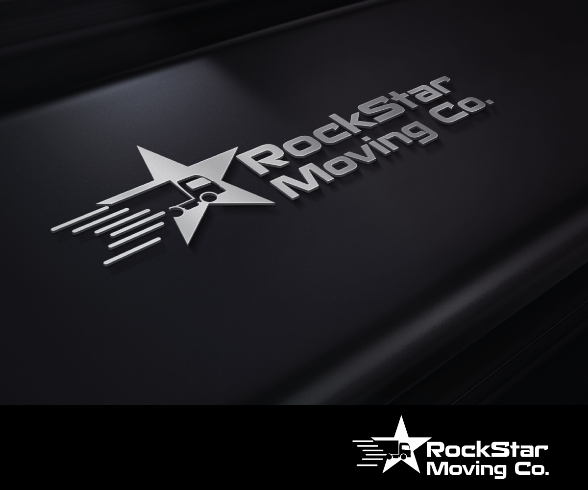 Logo Design by Sergio Coelho for RockStar Moving Co. | Design #5317749