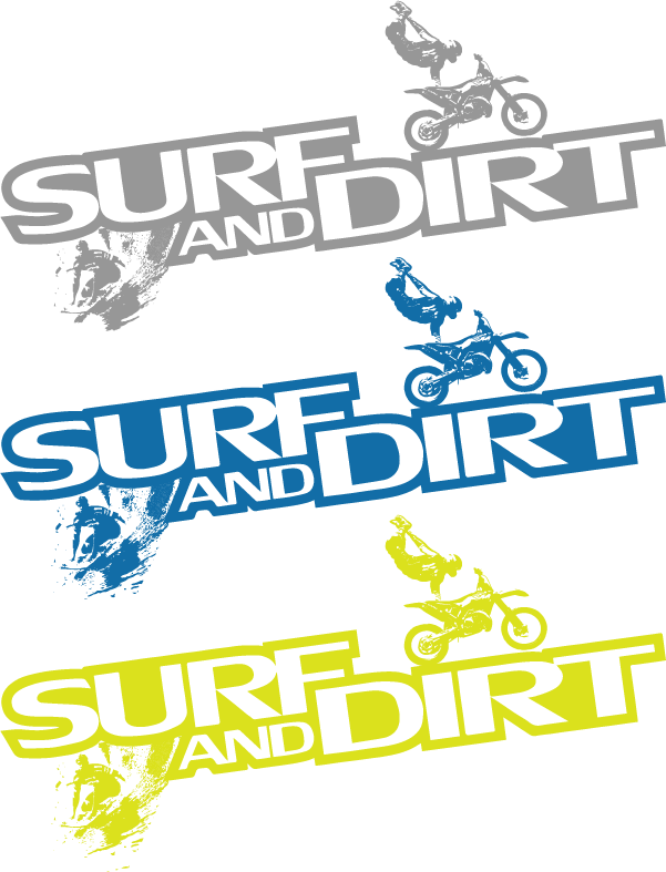 Sticker Design by firasmoha for Surf and Dirt, Inc. | Design #1488866