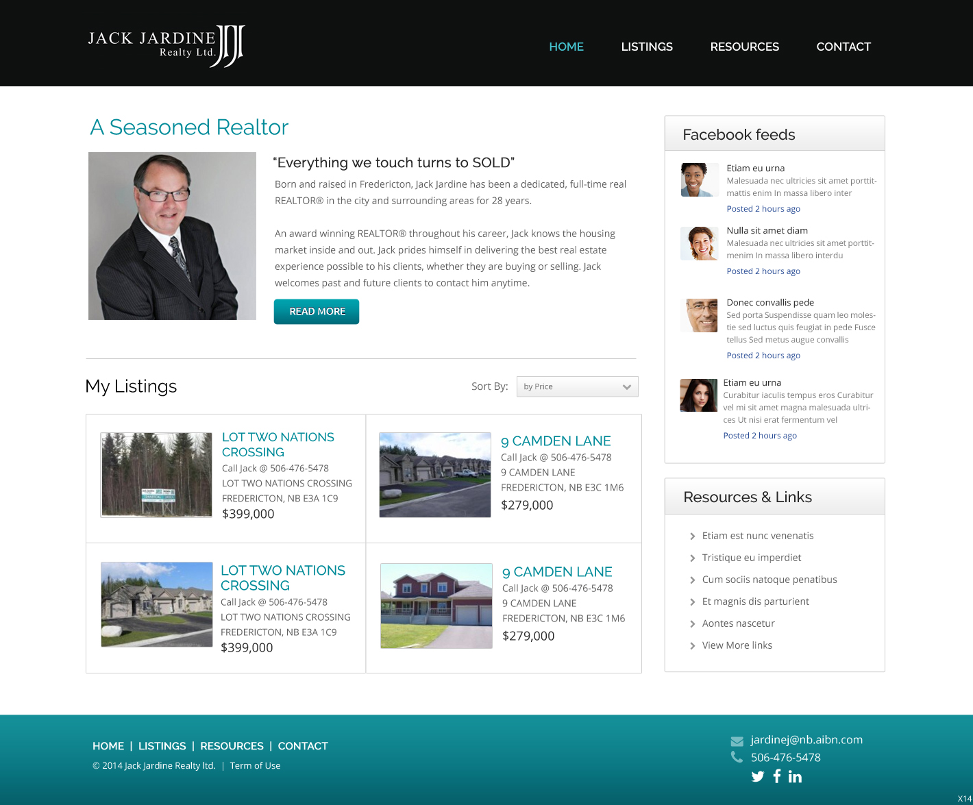 Web Design by pb for this project | Design #5283015