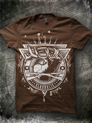 Elk Hunting T-Shirt | Design de T-shirt par Jonya