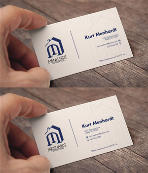 Carpentry framing business card and logo design  | Diseño de Tarjeta de Presentación por ejcx