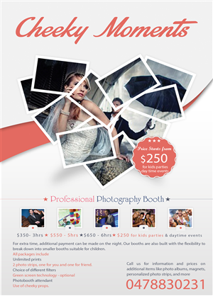 Design de Flyer par Akaram Advertising pour Cheeky Moments | Design : #5335580