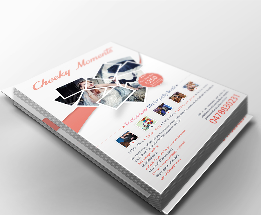 Flyer-Design von Akaram Advertising für Cheeky Moments | Design #5335598