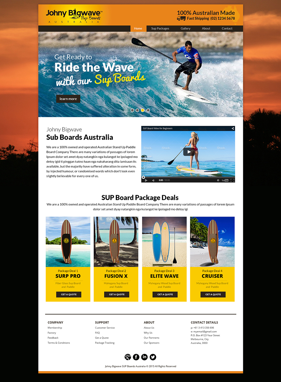 Diseño Web por Nelsur para este proyecto | Diseño #5290841
