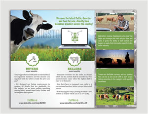Online Cattle Auction Needs Brochure Design | Design de Brochure par Adylhere