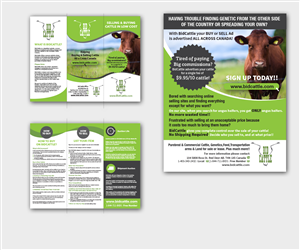 Online Cattle Auction Needs Brochure Design | Design de Brochure par mcoco