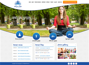 Yoga Studio needs a new website | Web Design by Mayank Patel
