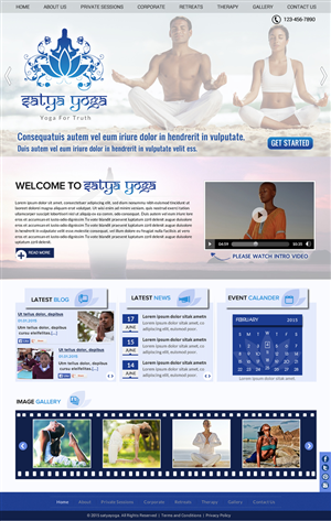 Yoga Studio needs a new website | Web Design by Sbss