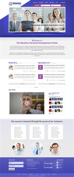 Wordpress Design by Mayank Patel for this project | Design: #1493075